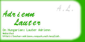 adrienn lauter business card